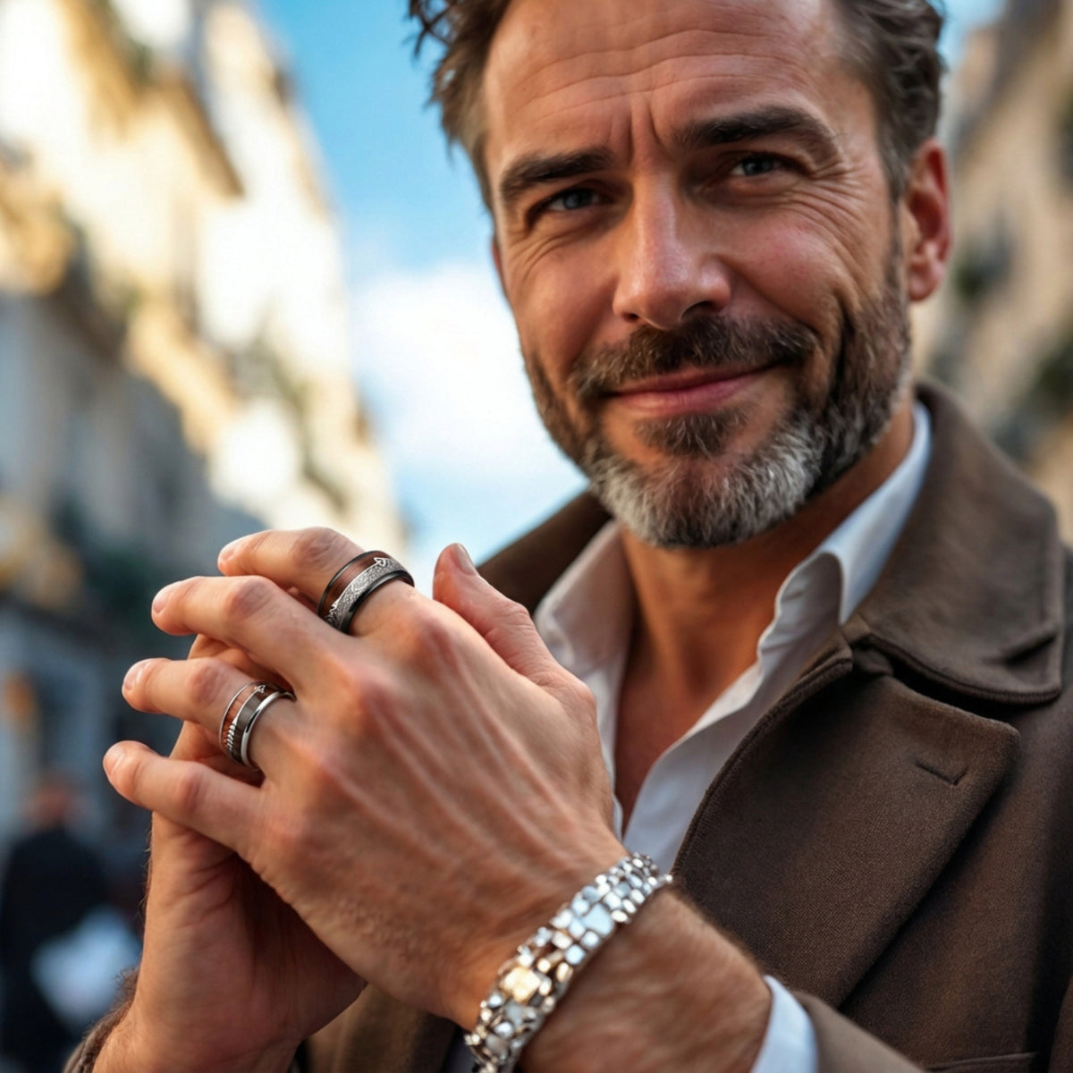 bague anneau homme | « L'archer »