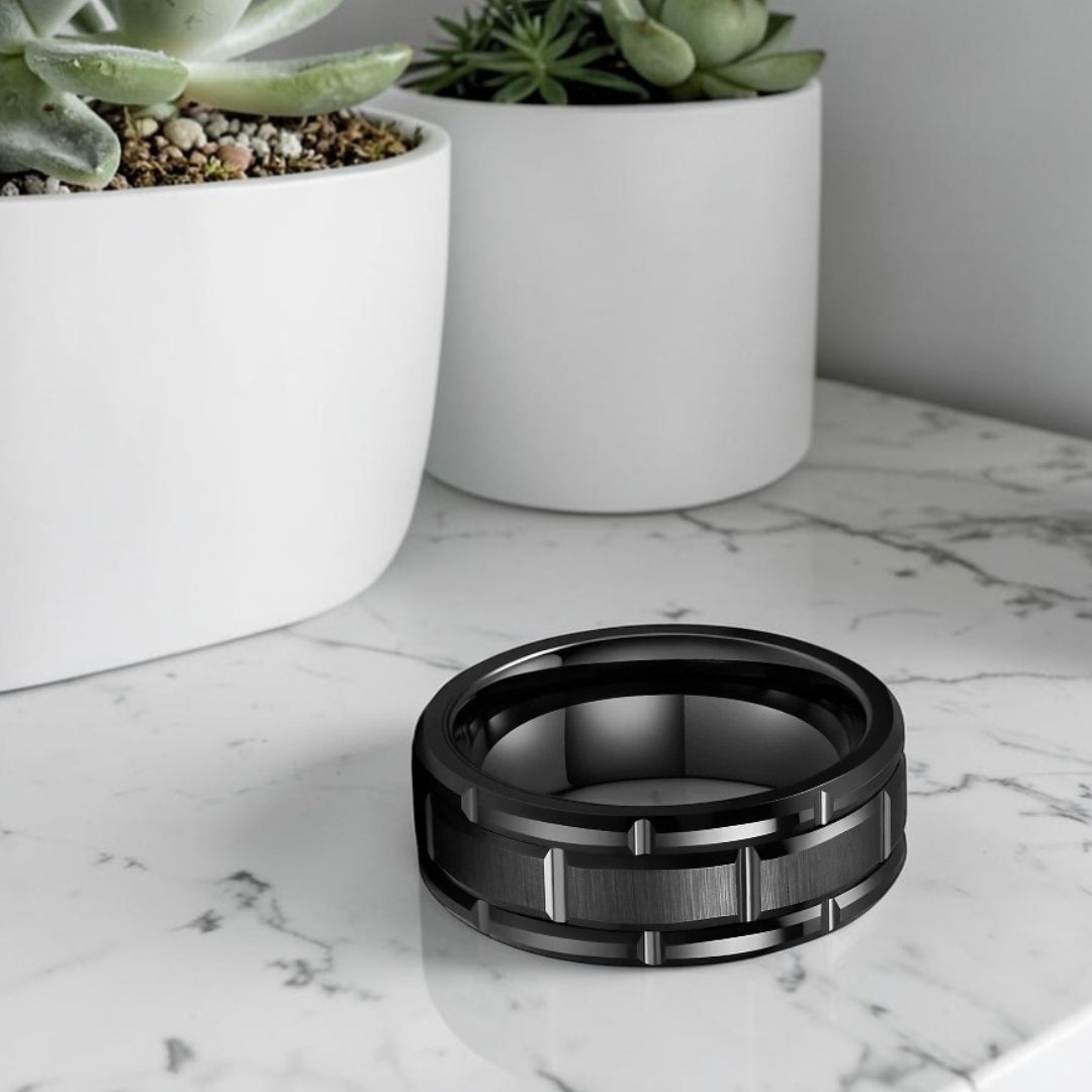 Bague homme "Barycentre" |  Architectural
