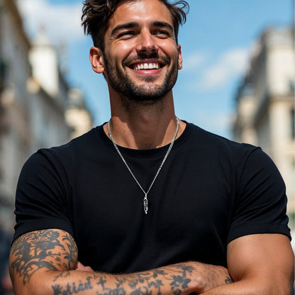 Collier homme-pendentif TRIBAL™- L'expression d'une identité forte
