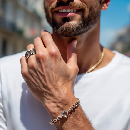 Bague pour homme |viking, « Compass Vegvisir »