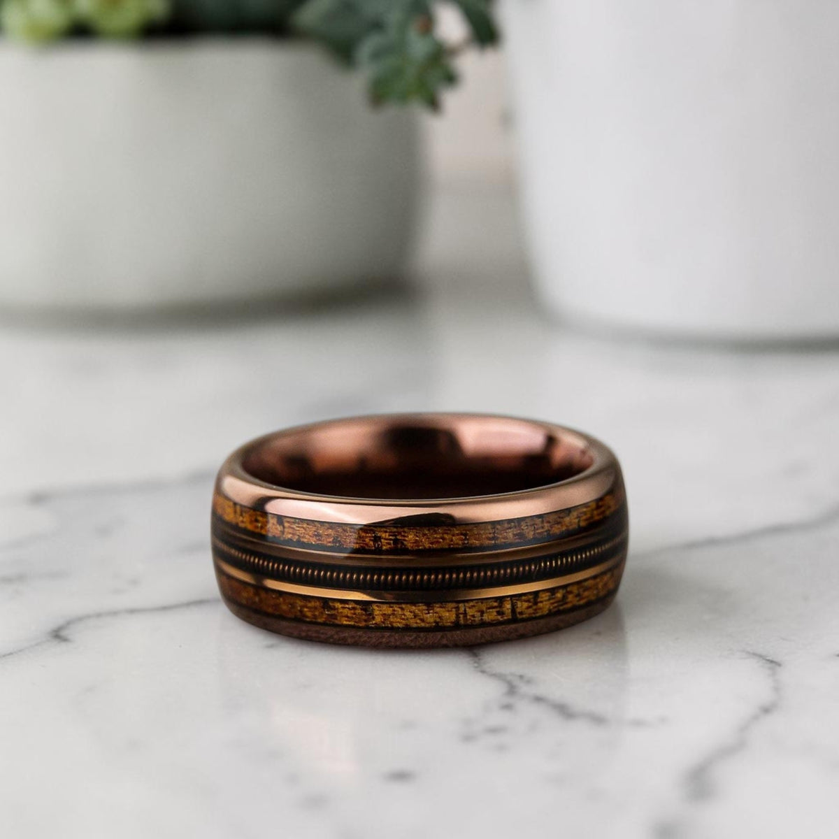 Bague pour homme | « tonneau de whisky »