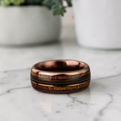 Bague pour homme | « tonneau de whisky »