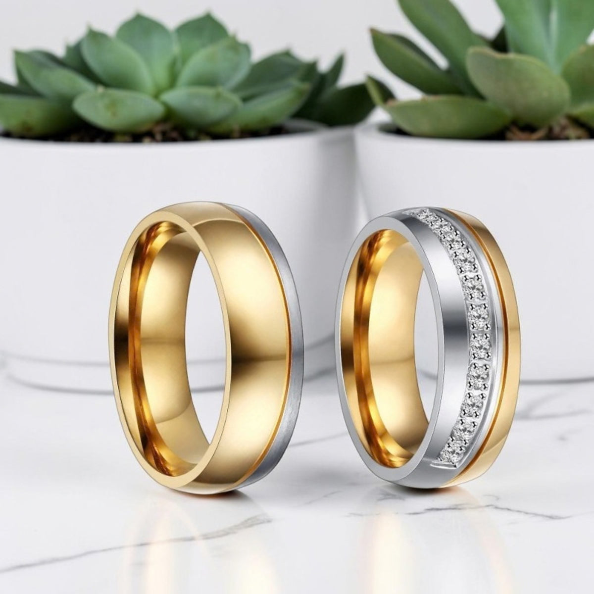 Bague couple | promesse d'amour "L'Union Parfaite"