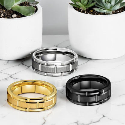 Bague homme "Barycentre" |  Architectural