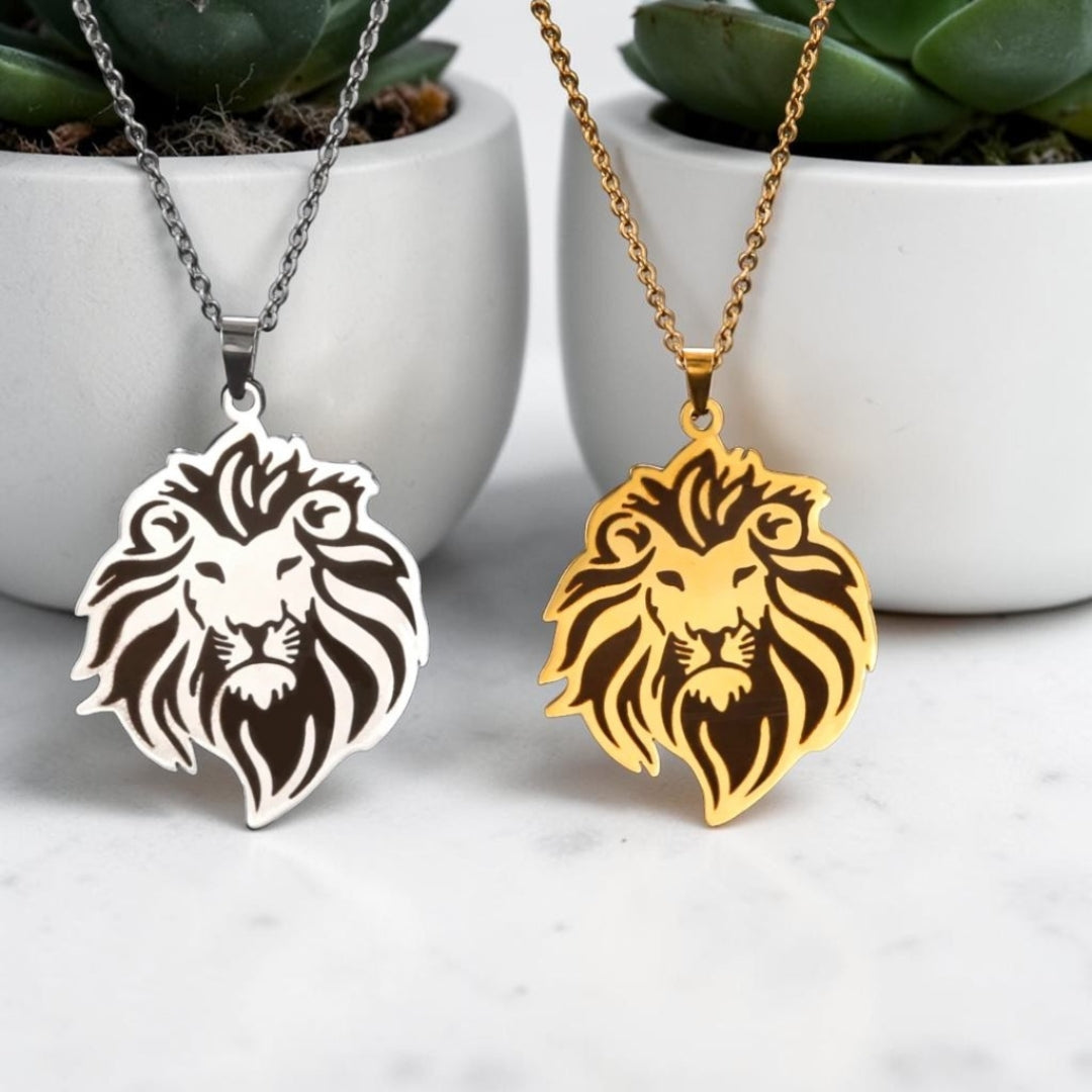Collier homme, pendentif « L'Alpha™ » | Lion Stylisé