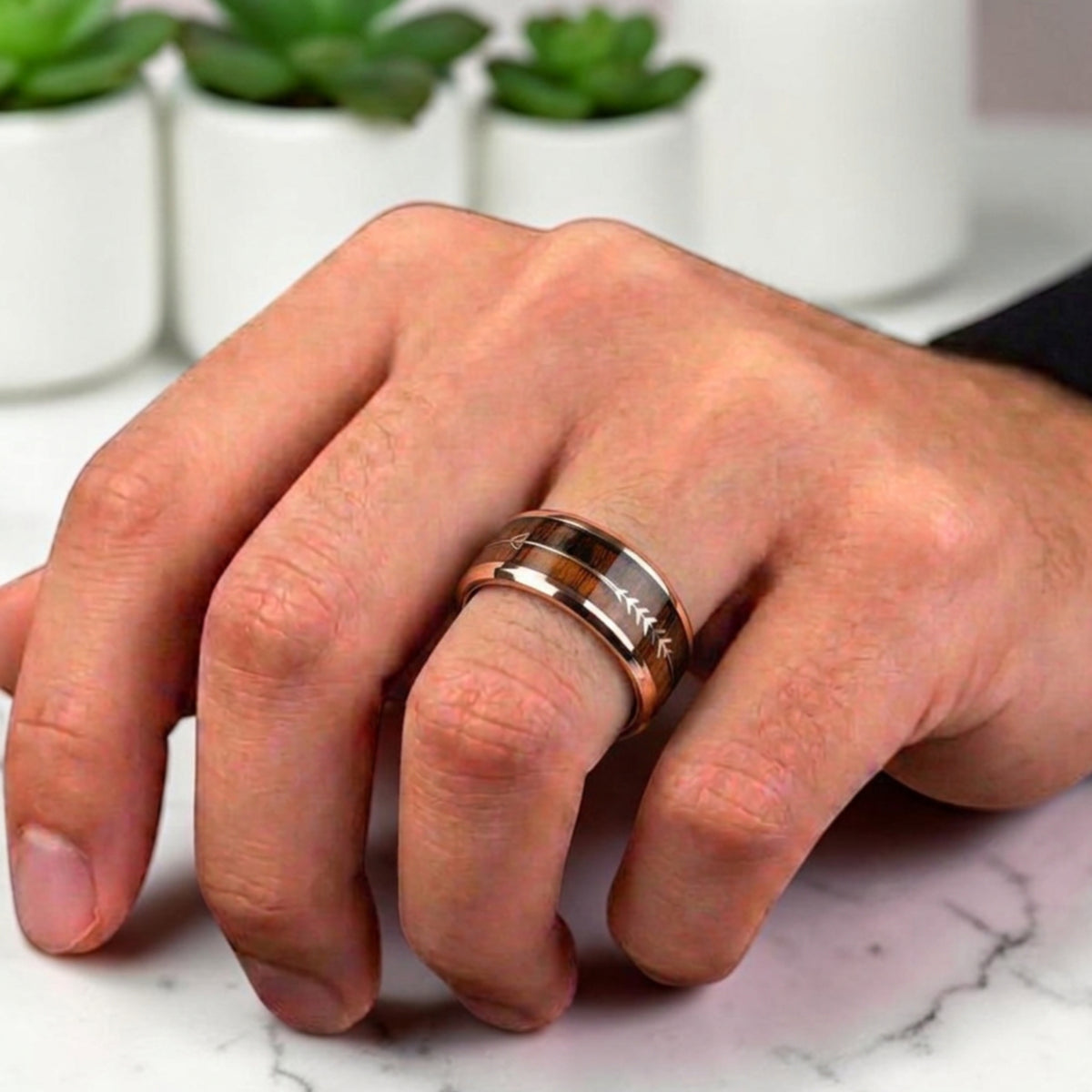 bague anneau homme | « L'archer »