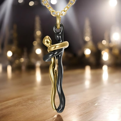 Collier homme, collier femme, pendentif COUPLE AMOUREUX | l'amour à porter