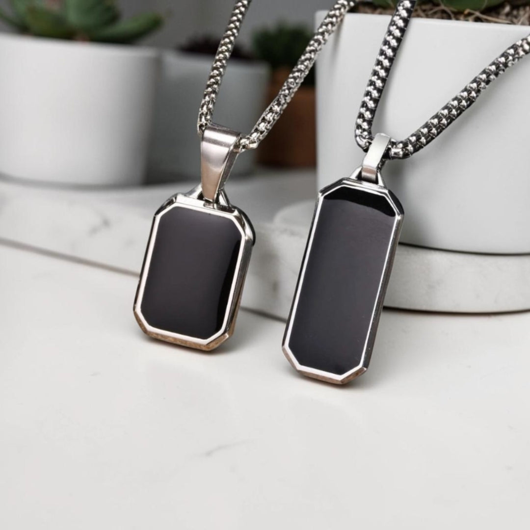 Collier homme, pendentif  DARK SOUL CATCHER II™ | Le Bouclier d'Énergie Moderne