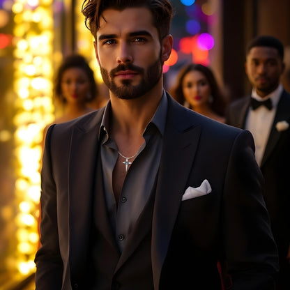Collier homme- pendentif STAR IV™ : Un symbole puissant pour votre vie quotidienne