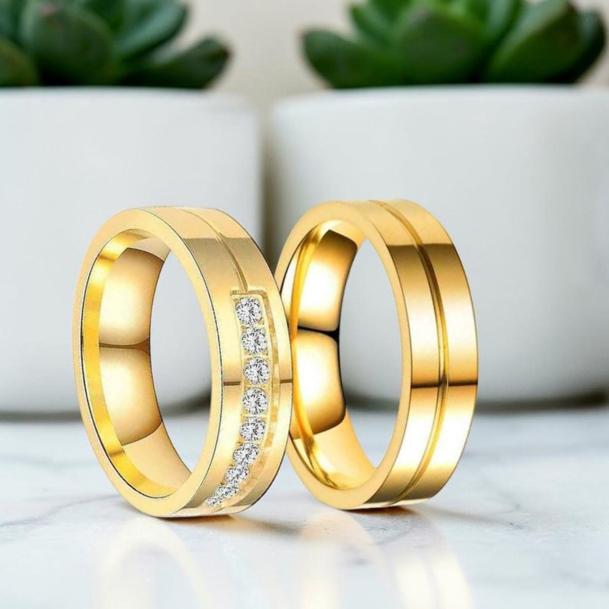 Bague de couple | promesse d'amour « Aura »