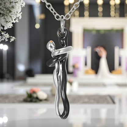 Collier homme, collier femme, pendentif COUPLE AMOUREUX | l'amour à porter
