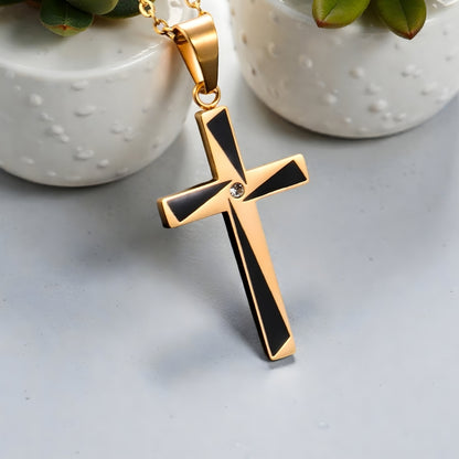Collier homme, pendentif croix "X-Factor"| Avant-Gardiste