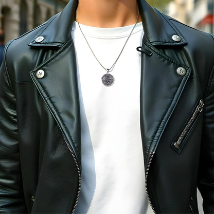 Collier homme- pendentif LE MEDAILLON SAINT-MICHEL, Protecteur et Symbole de Force