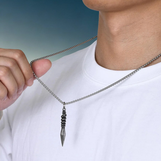 Collier homme- pendentif SNAKETIP™ | Collier de force et d'élégance