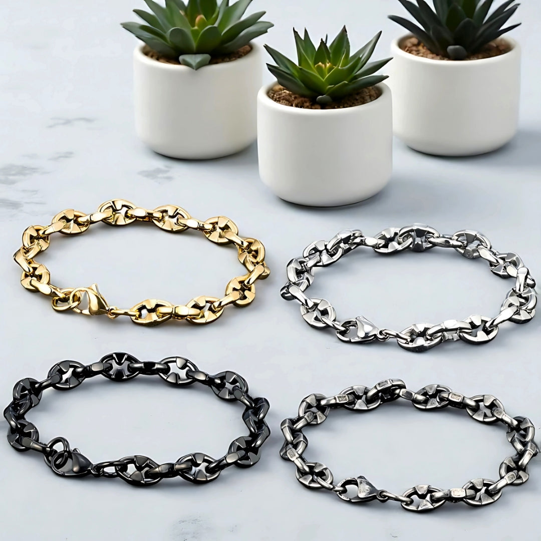 BRACELET-HOMME-LOCOBATO-QUATRE-COULEURS-PRÉSENTATION-PLANTES SUCCULENTES-MARBRE