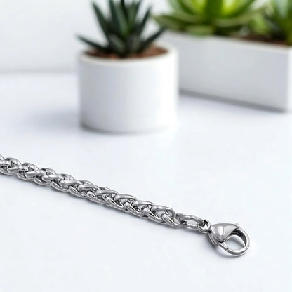 BRacelet homme- SINGAP™ presentation table blanche fermoir