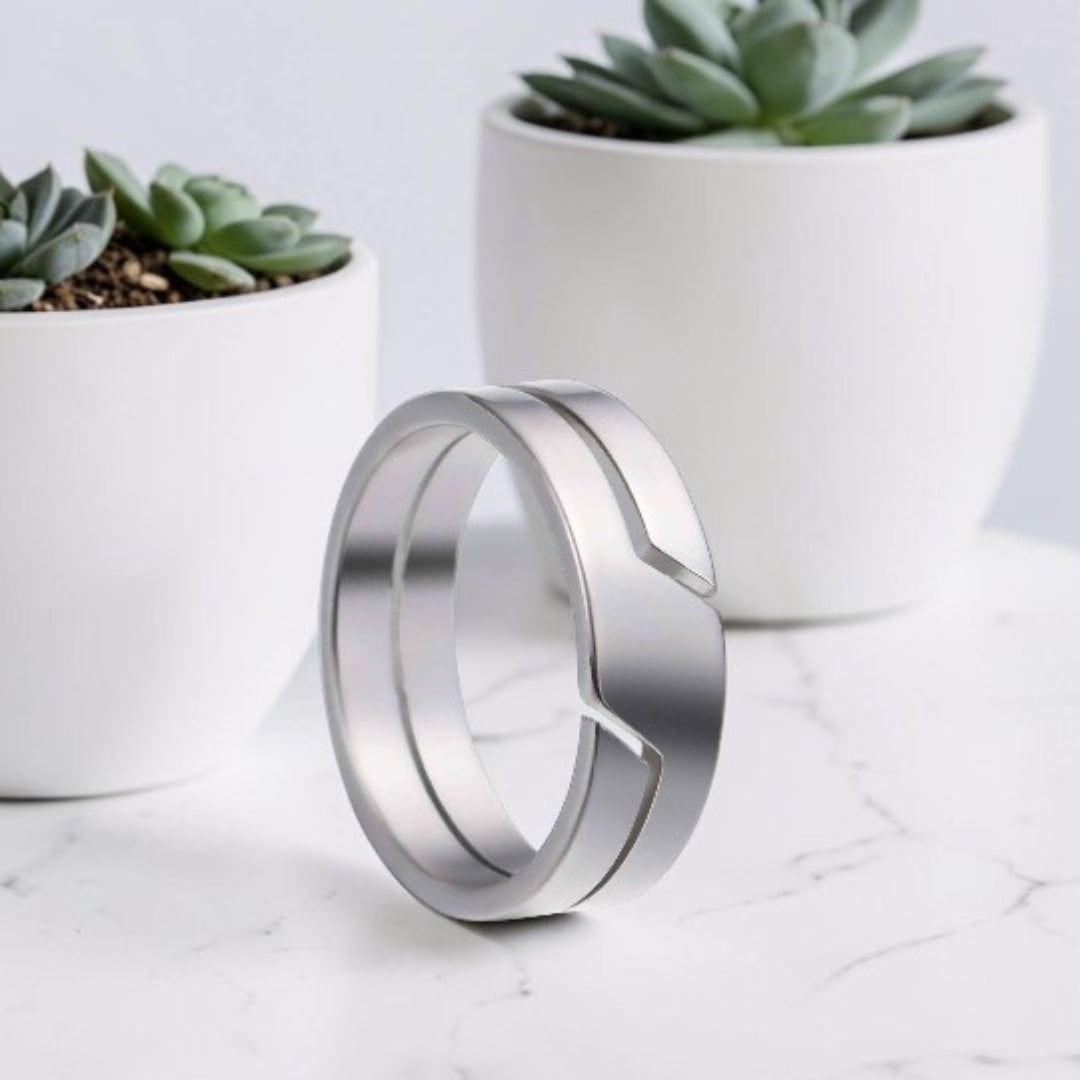 Bague homme L'Anneau Nexus variante argente