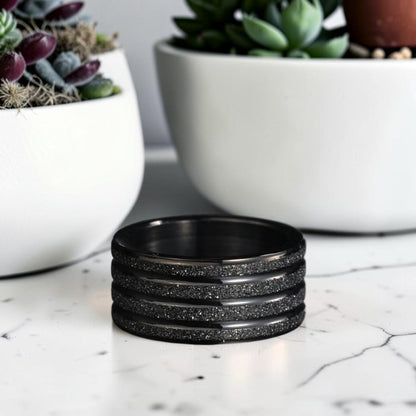 Bague homme "Odyssée Industrielle" variante noire