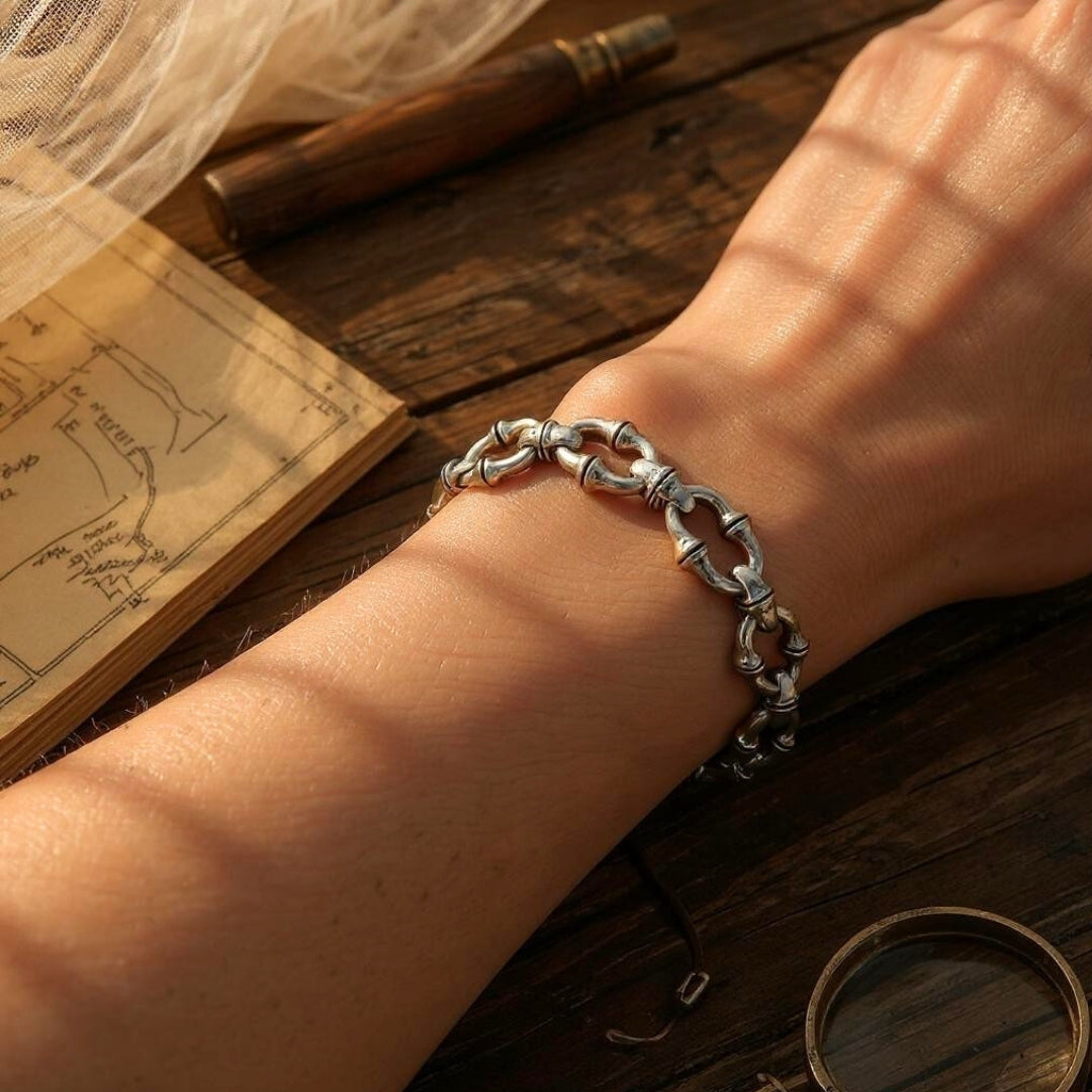 Bracelet Homme HORSESHOES table antique poignet