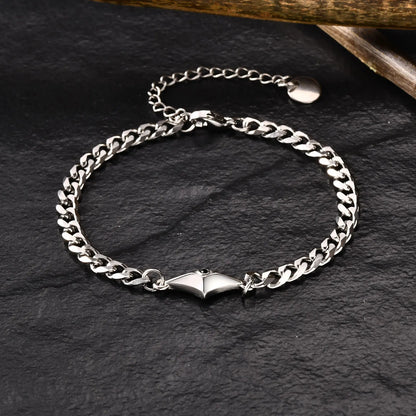 Bracelet homme- NORTH STAR zircon noir presentation table noir 