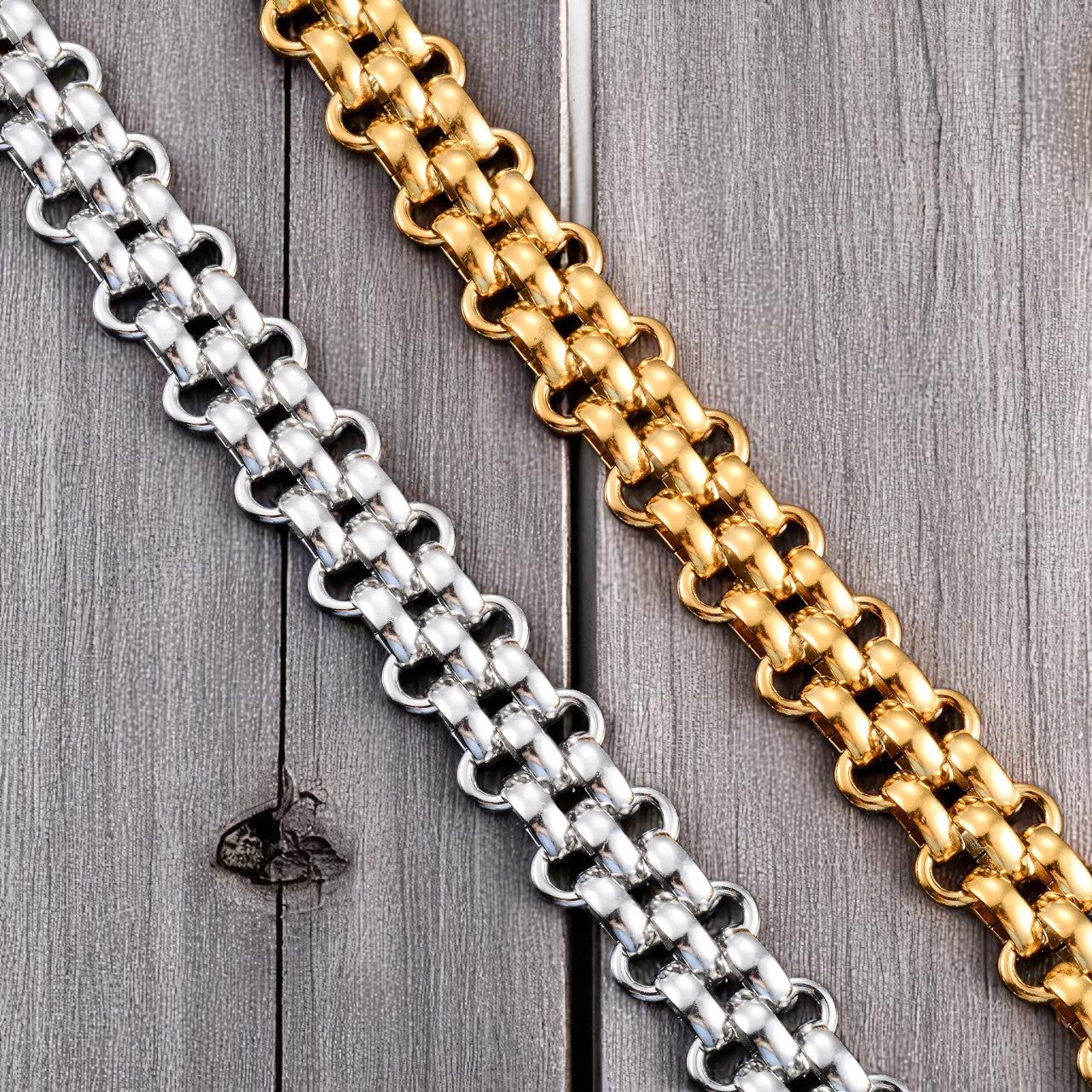 Bracelet homme BELCHER DOUBLÉ™ dore argent details