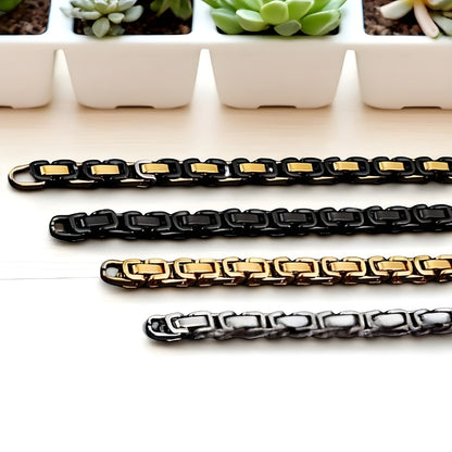Bracelet homme BYZANTIN EMPEREUR™ variantes table blanche