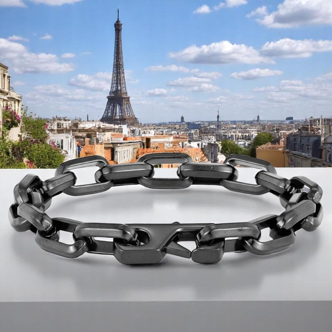 Bracelet homme CHAINE DB™ variante noir Paris