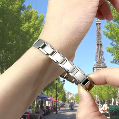 Bracelet homme EZ-FIT™ argent Tour Eiffel