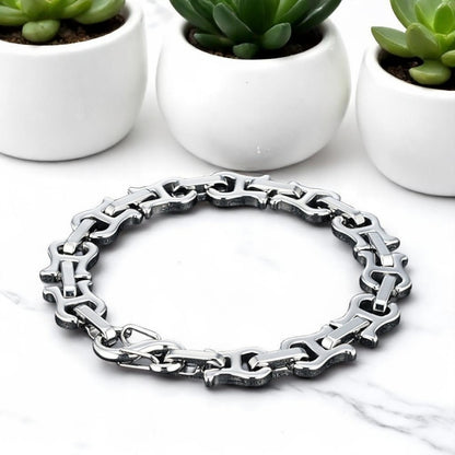 Bracelet homme MASCULETI™ variantes argent