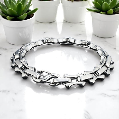Bracelet homme MASCULET III™ variantes argent