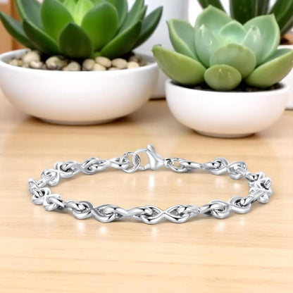 Bracelet homme NŒUD INFINITO™ table plantes 