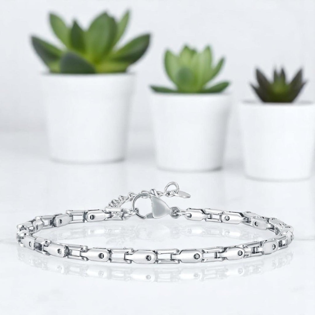 Bracelet_homme_OPEN_LINK_variante argent