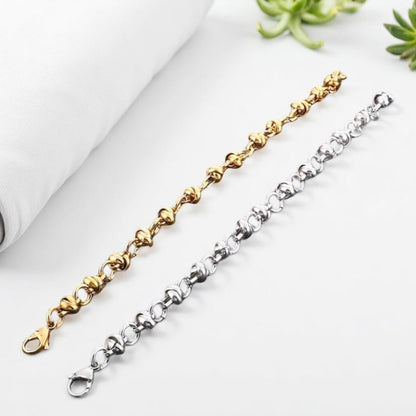 Bracelet homme RING IN RING™ argent doe presentation longueur