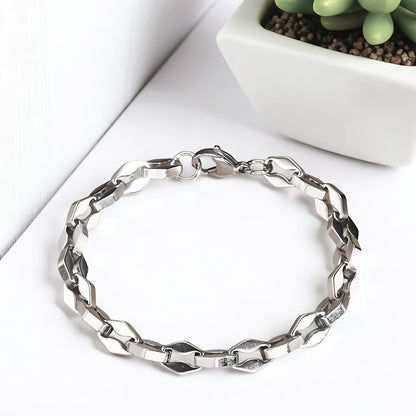 Bracelet homme ROMBOS™ table blanche