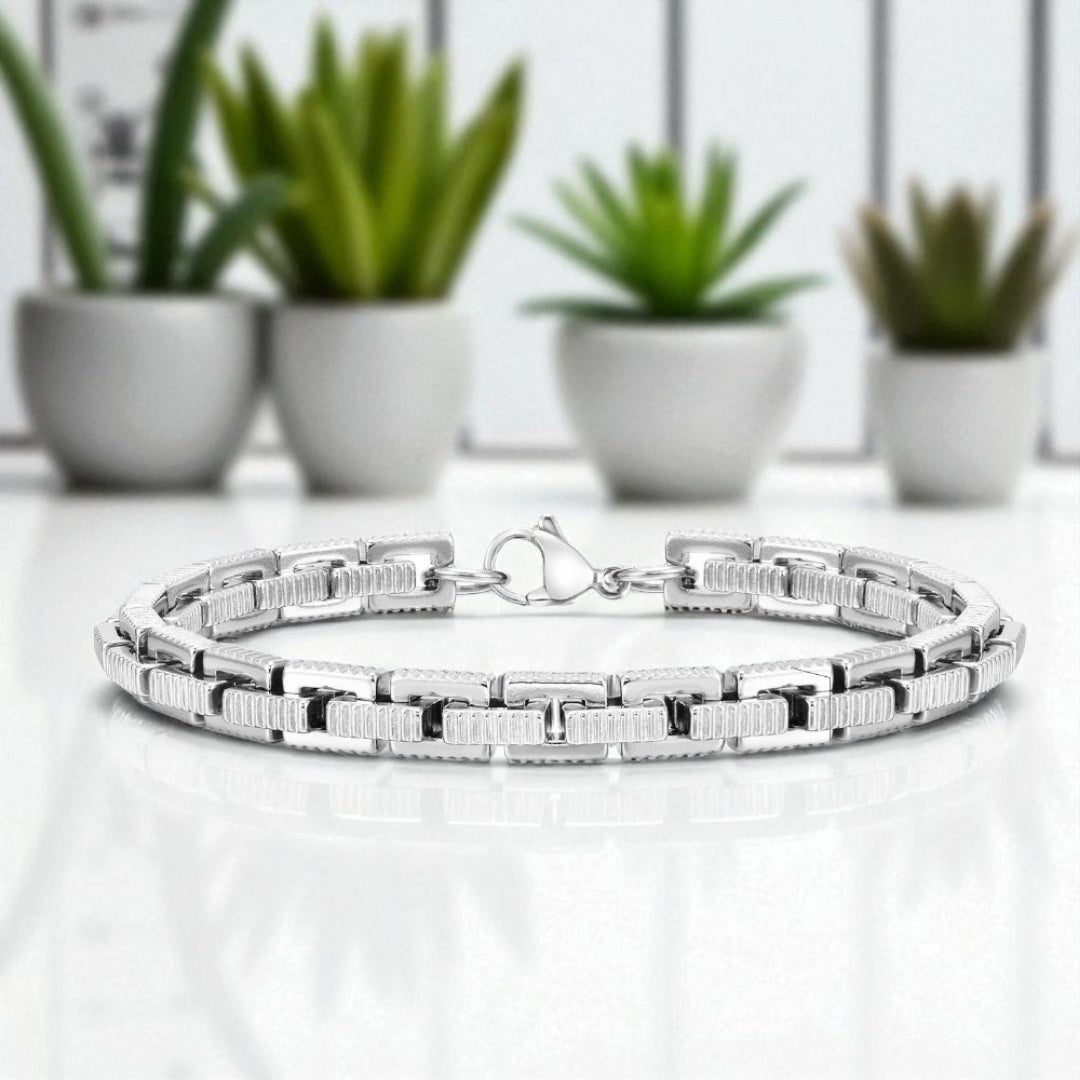 Bracelet homme TRACK LINK™ argent variante