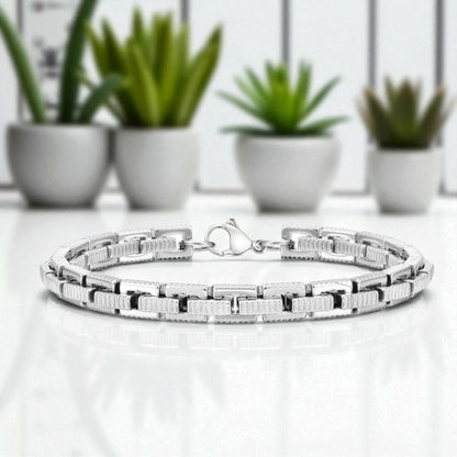 Bracelet homme TRACK LINK™ argent variante