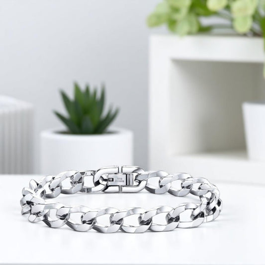 Bracelet homme luxe MICUBANO™ variante table blanche plantes