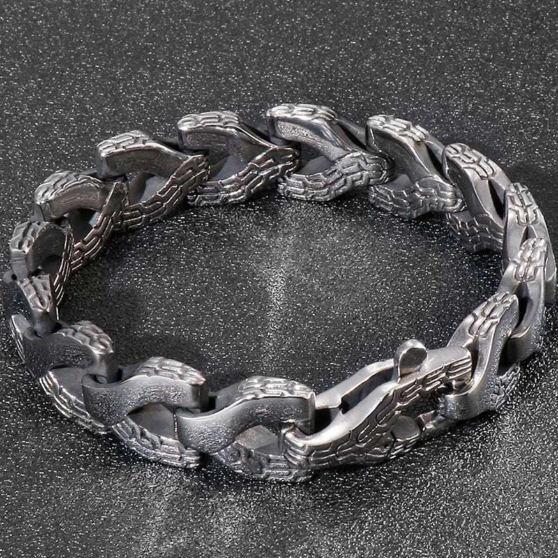 Bracelet homme tendance TRITY table grise 