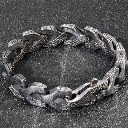 Bracelet homme tendance TRITY table grise 