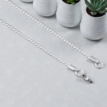 CHAINE HOMME SINGAPOUR ARGENTE PRESENTATION MARBRE VARIANTE