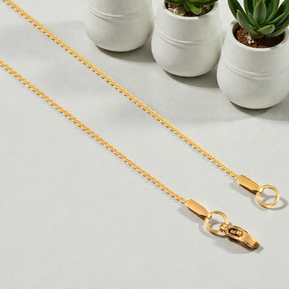 CHAINE HOMME SINGAPOUR DORÉ PRESENTATION MARBRE VARIANTE PETITE