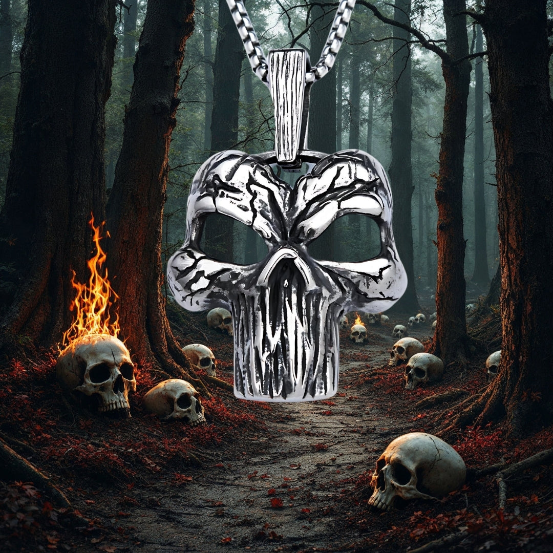 Collier homme, pendentif LE VICTORIEUX II™ foret infernale