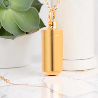 Collier homme, pendentif MEMORY FIOLE™ dore variante
