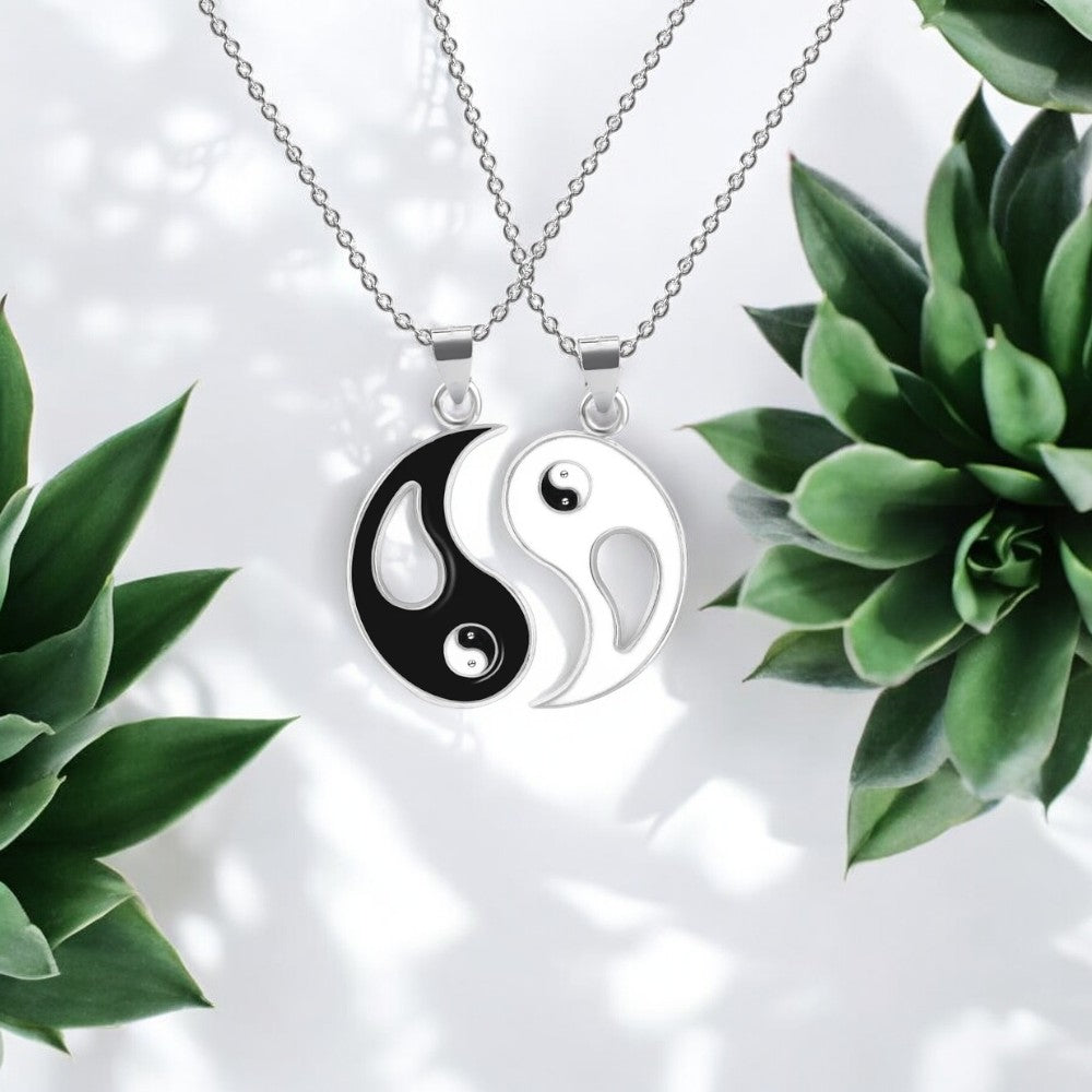 Collier homme, pendentif Yin Ying Yang 3™  variante 2