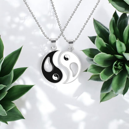 Collier homme, pendentif Yin Ying Yang 3™  variante 2
