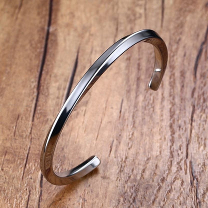Bracelet homme TORSADÉ VORKY™  | Bracelet ouvert de style Viking