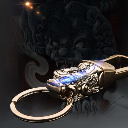 Porte-clés LUMI-DRAGON | Porte-clés Tête de dragon, mousqueton de luxe.