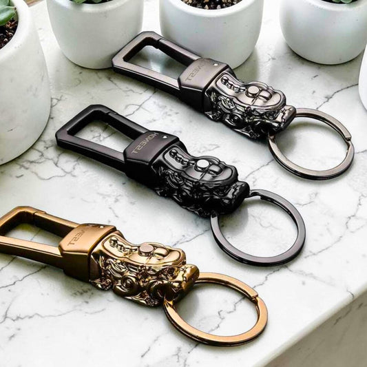 Le Porte-Clé Pixiu Impérial variantes rore noir qargenttable marbre