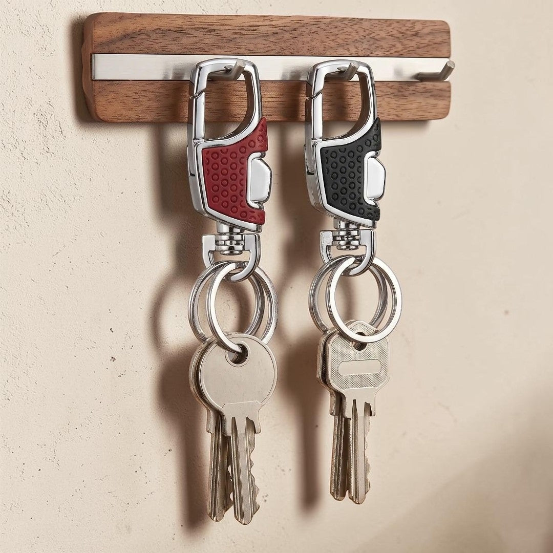 PORTE CLE homme, L'Urban Clip variantes brune, noire, clés suspendues