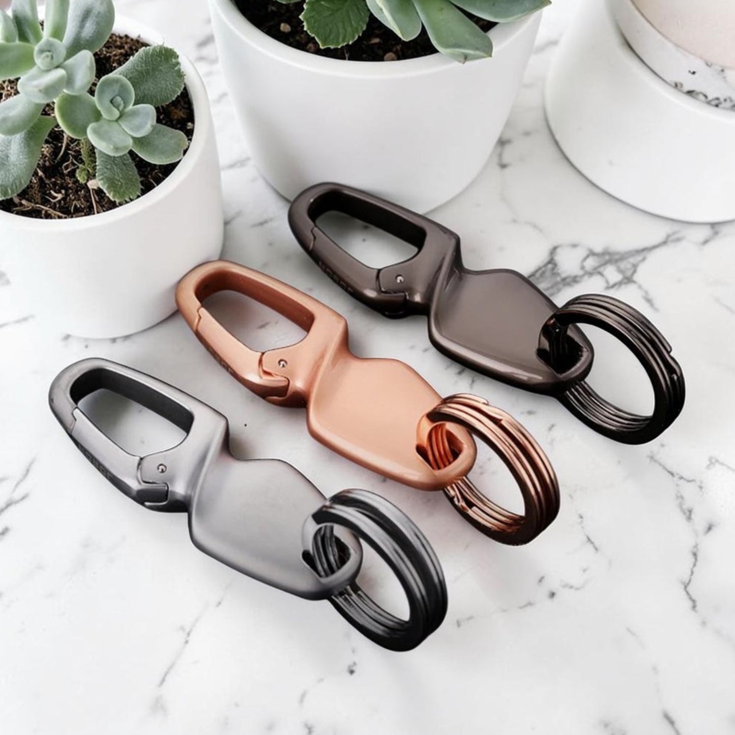  Porte-clés luxe homme mousqueton Le Titulaire vue principale mmihommesmodernes.com